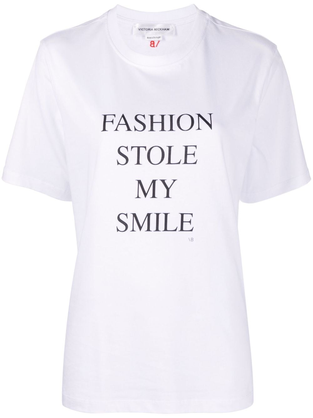 1322JTS004130AWHITE FASHION 숄 MY SMILE 티셔츠